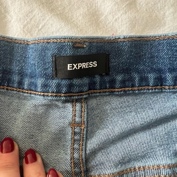 Express Straight Ankle Jeans, Size 14 Long - Picture 5 of 6